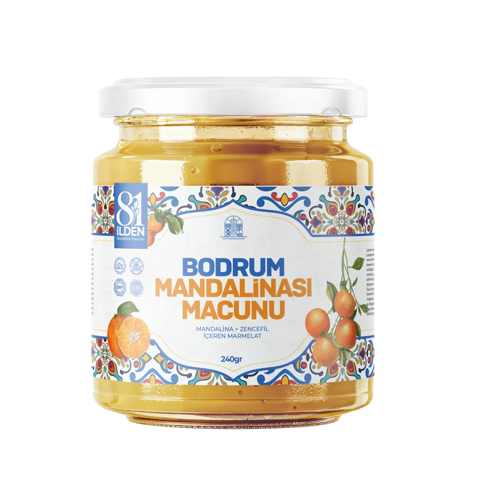 Bodrum Mandalinası Macunu — 240gr cam kavanoz